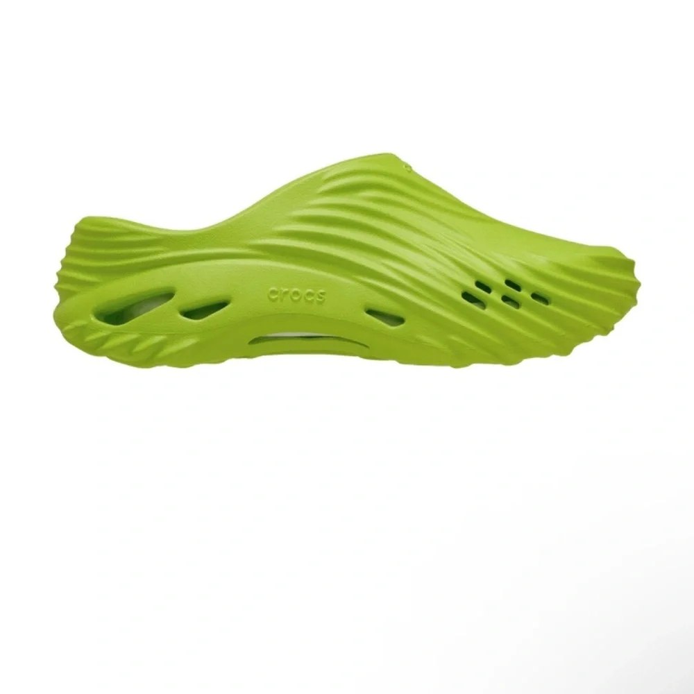 Crocs Echo Wave Lime Punch Volt Men Size 8, 9, 10, 11, 12 New Sandals Slipper - Picture 11 of 11